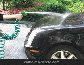 10米伸縮彈簧水槍套裝 高壓洗車、家用澆花，杭州柯羅貿(mào)易為您提供專業(yè)清洗解決方案
